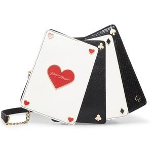 Betsey Johnson Poker Face Crossbody Bag